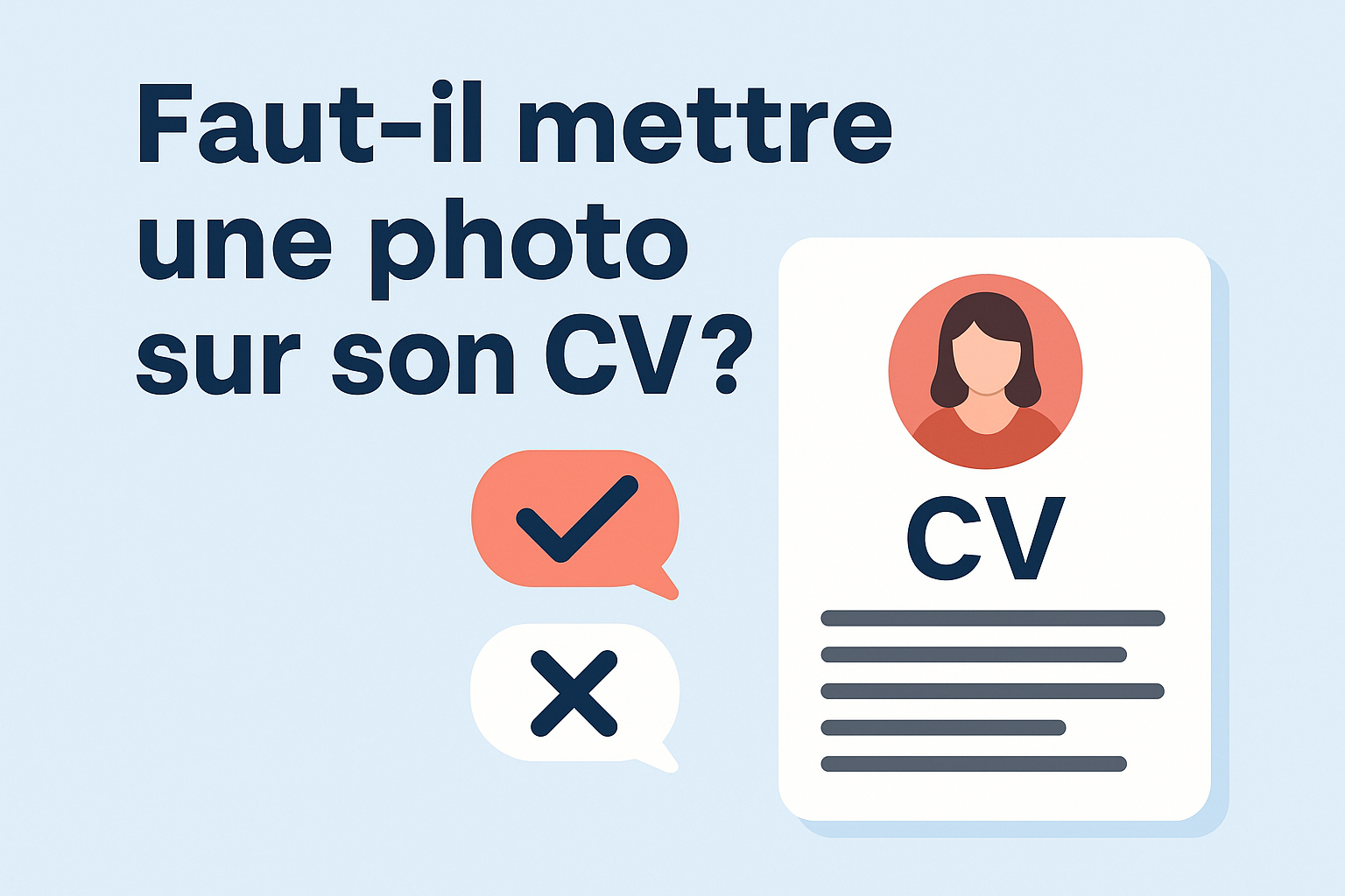 📸 Faut-il mettre une photo sur son CV ? Avantages et pièges